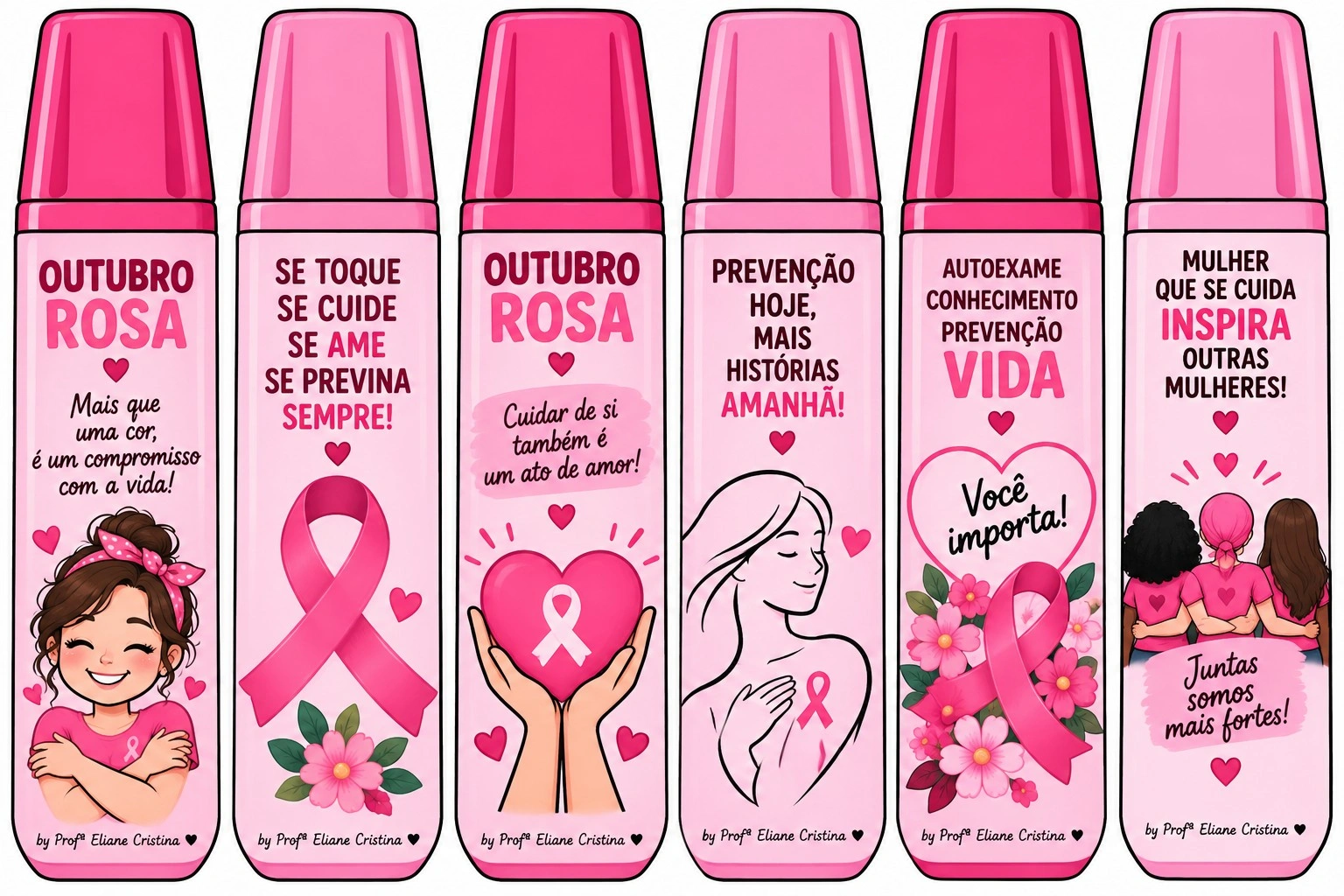 Imagem da galeria 1 de Kit Outubro Rosa com Leque e Painel