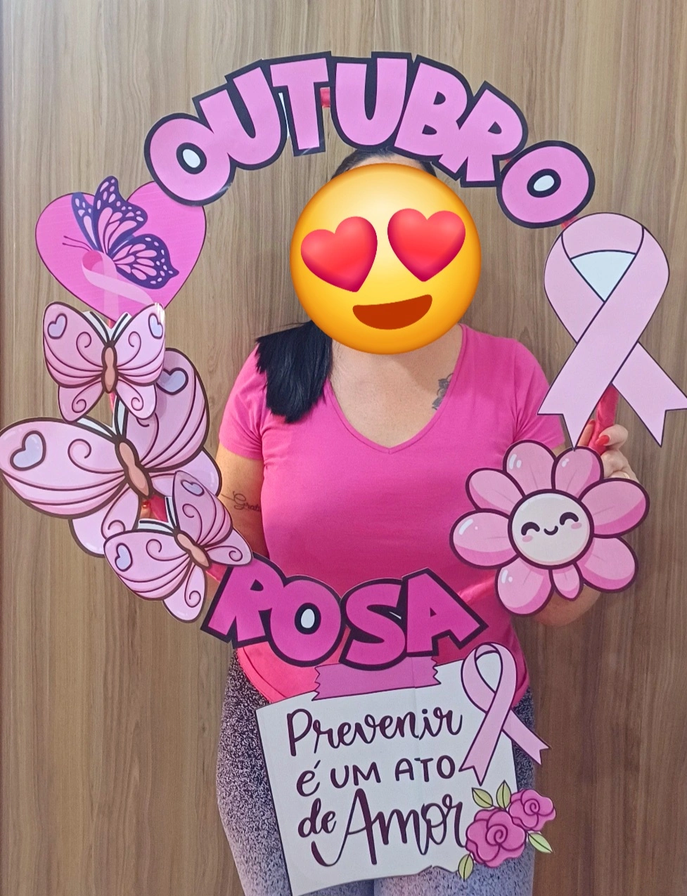 Imagem da galeria 2 de Decoração para Bambolê Outubro Rosa