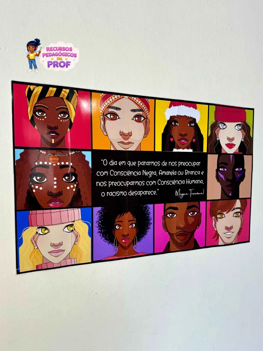 Capa de Painel Consciência Negra - Arquivo Digital em PDF