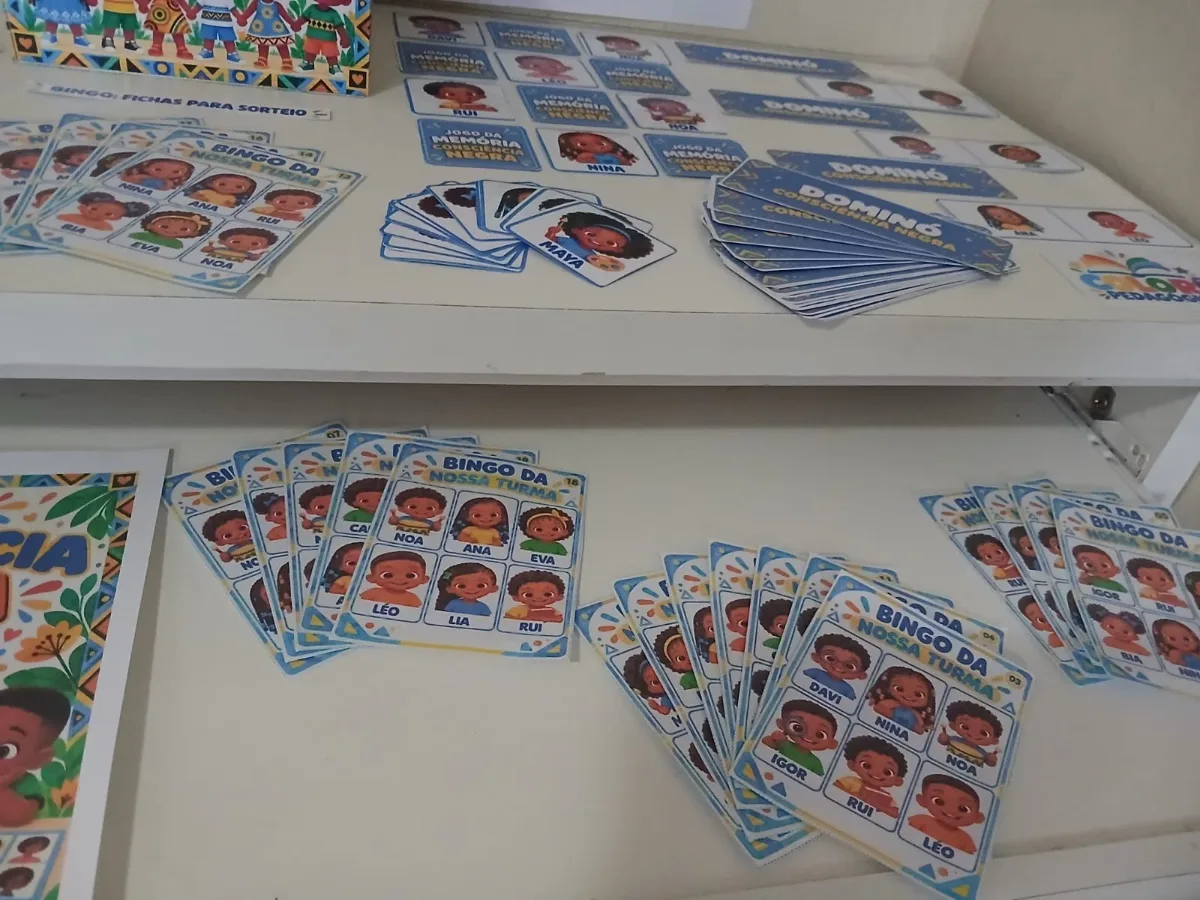 Imagem da galeria 3 de Kit Bingo Consciência Negra com Caixa – Educação Infantil e Fundamental I