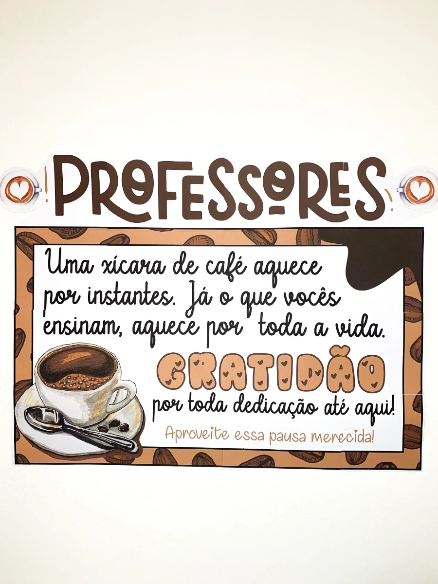 Painel Sala dos Professores – Recarregar é Preciso