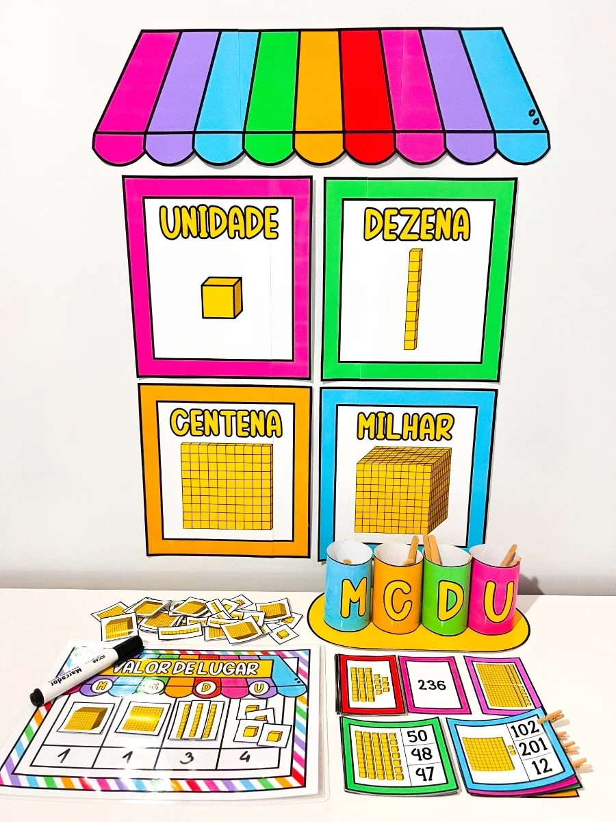 Jogos Matemáticos Educativos com Material Dourado