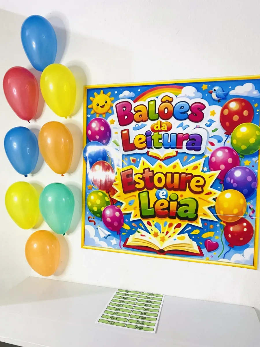 Imagem da galeria 1 de Balões da Leitura para Estimular a Leitura Infantil