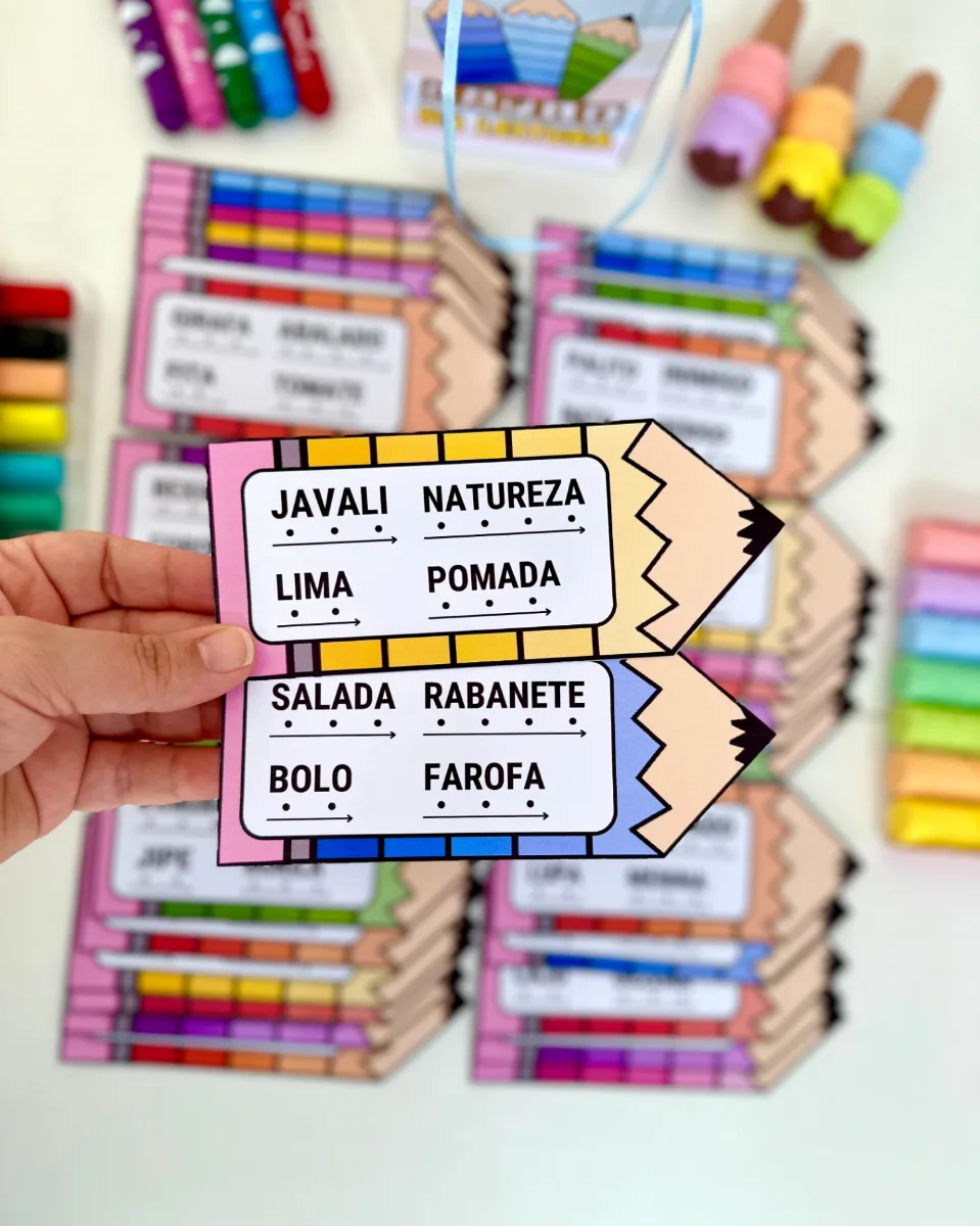Imagem da galeria 3 de Lápis da leitura – Atividades para Imprimir