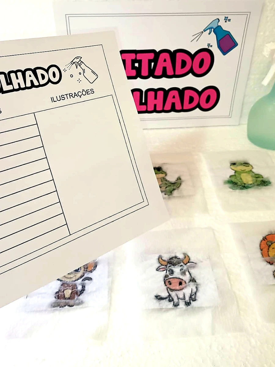 Ditado Molhado: Atividade Lúdica de Leitura e Escrita