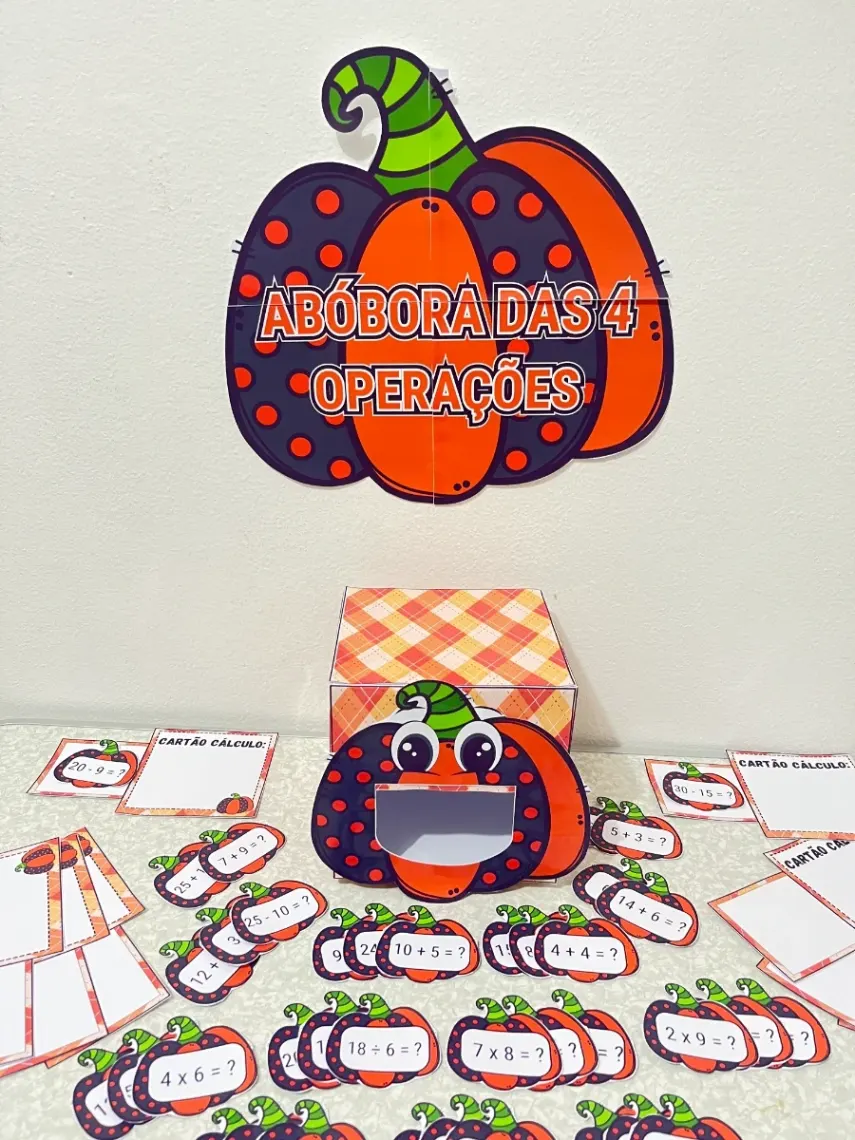 Capa de 🎃Abóbora das 4 operações: Aprendizado lúdico e divertido