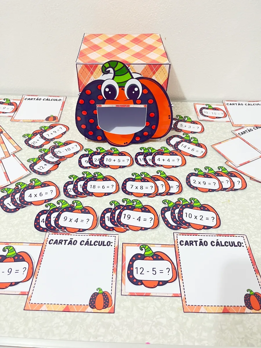 Imagem da galeria 3 de 🎃Abóbora das 4 operações: Aprendizado lúdico e divertido