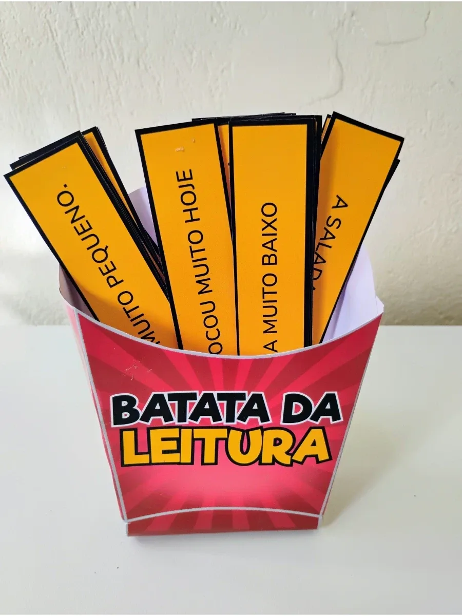 Capa de Batata da Leitura - Arquivo em PDF pronto para impressão