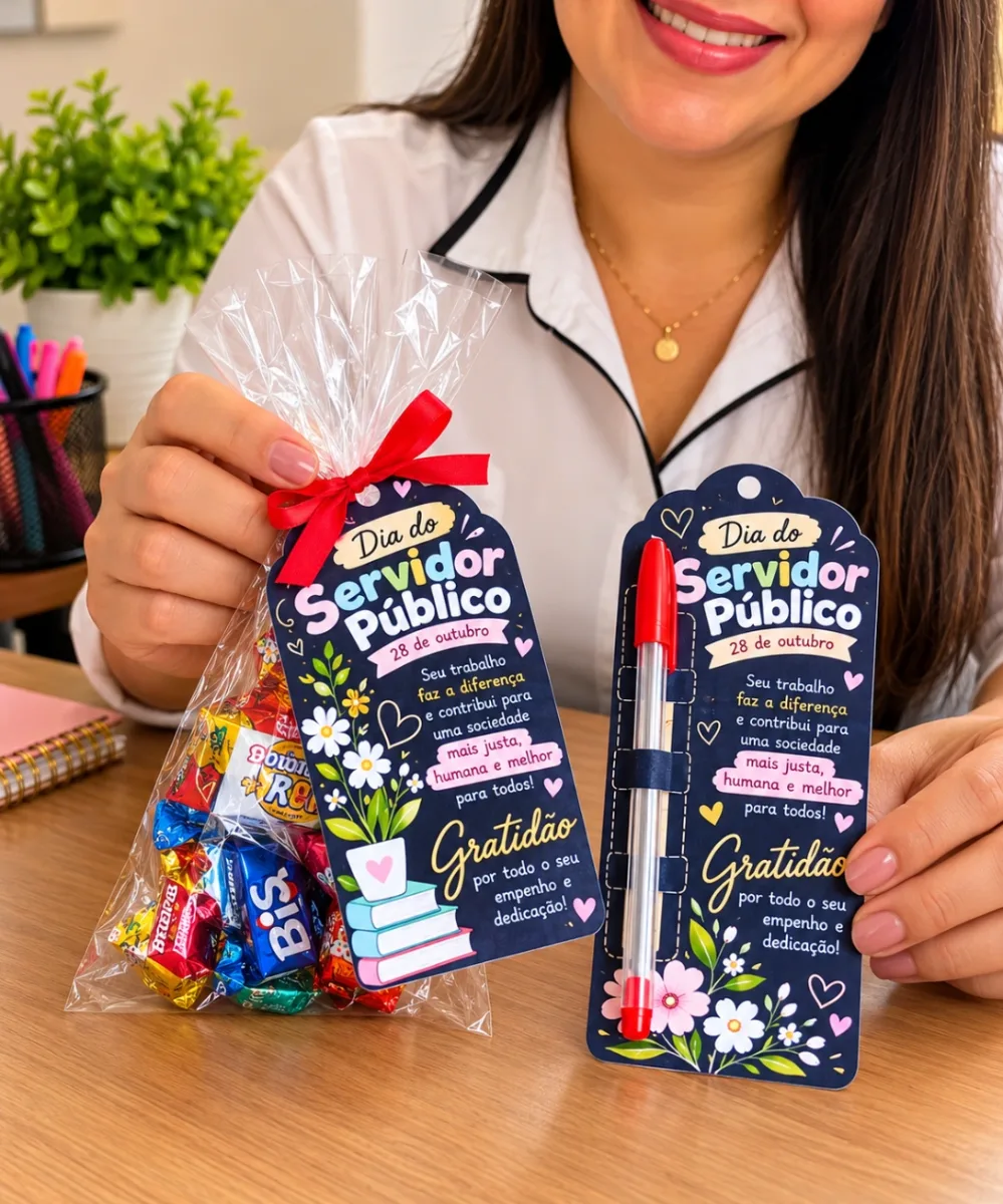 Capa do material: Lembrancinha – Dia do Servidor Público  🎁