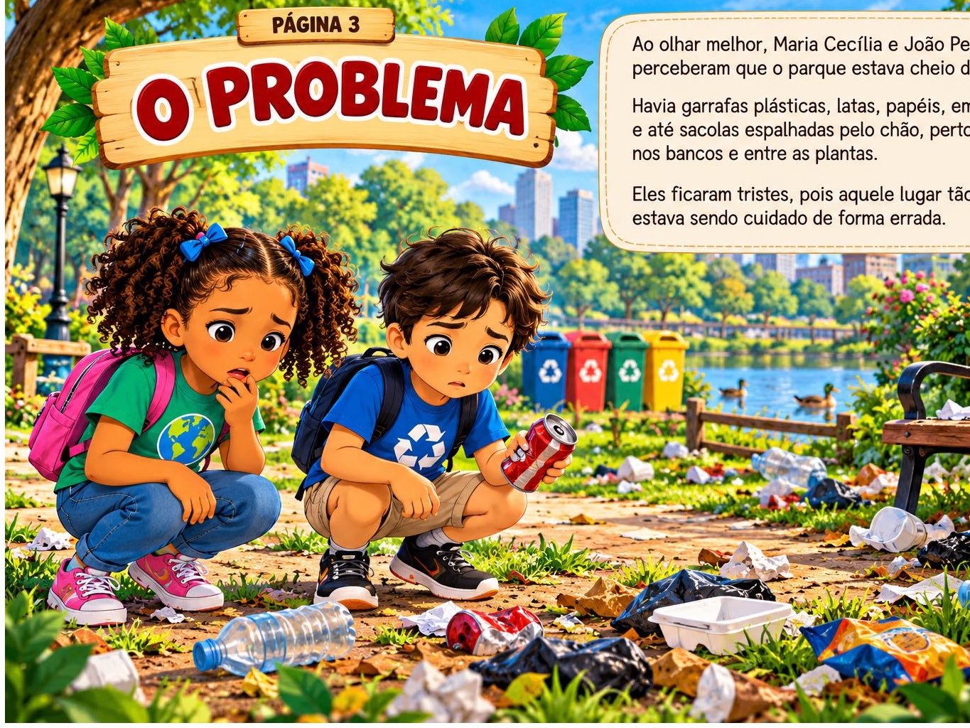 Imagem da galeria 2 de Livro Infantil Meio Ambiente e Reciclagem – A Turma da Reciclagem