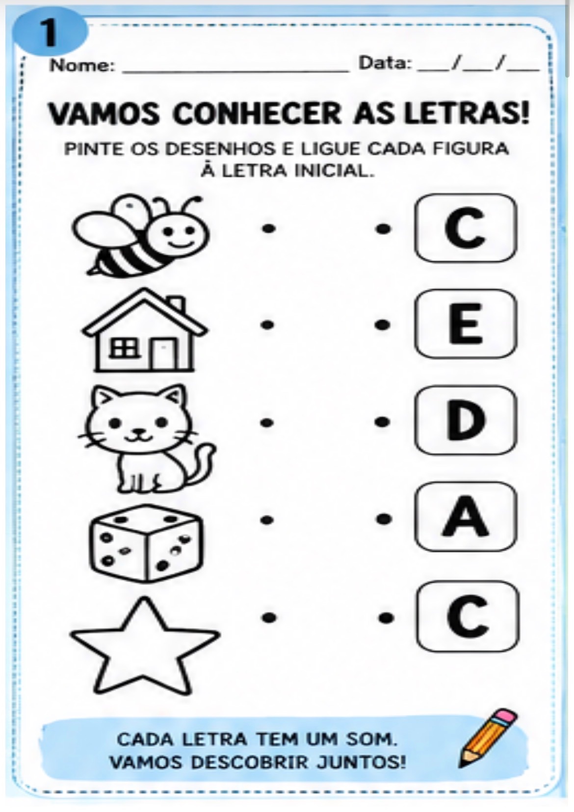 Imagem da galeria 3 de Atividades de Alfabetização – Leitura, Escrita e Sílabas
