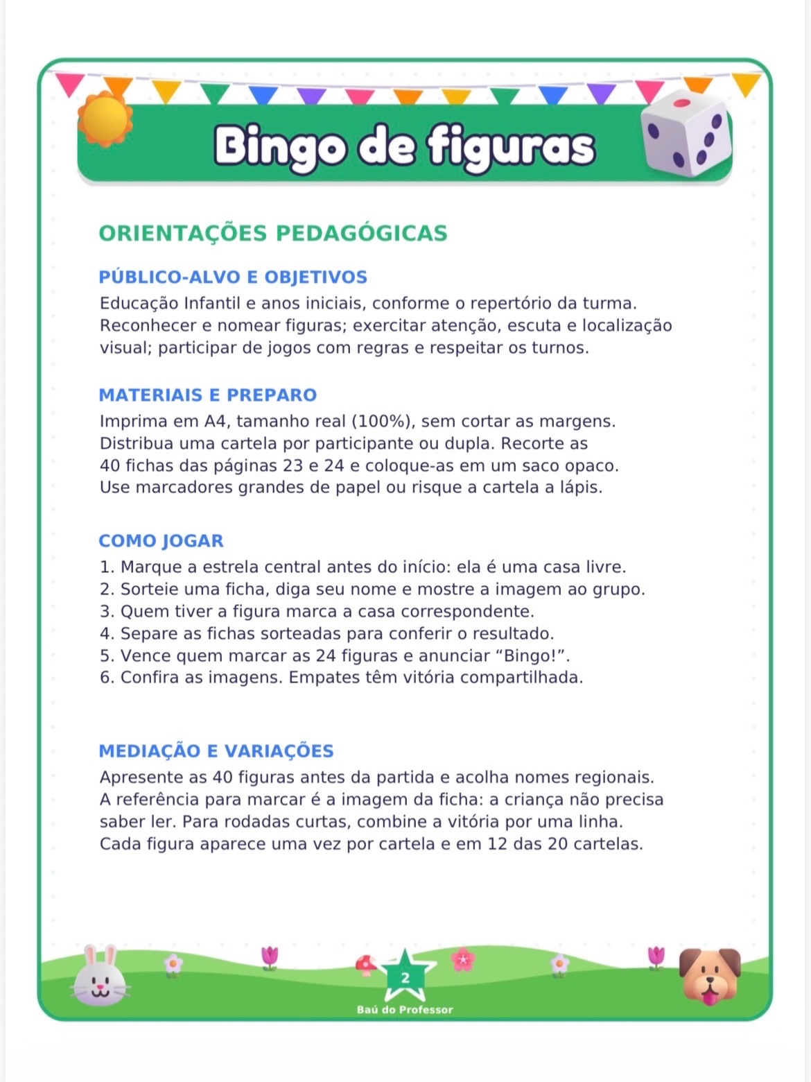 Imagem da galeria 1 de Bingo de Figuras para Imprimir — 20 Cartelas em PDF