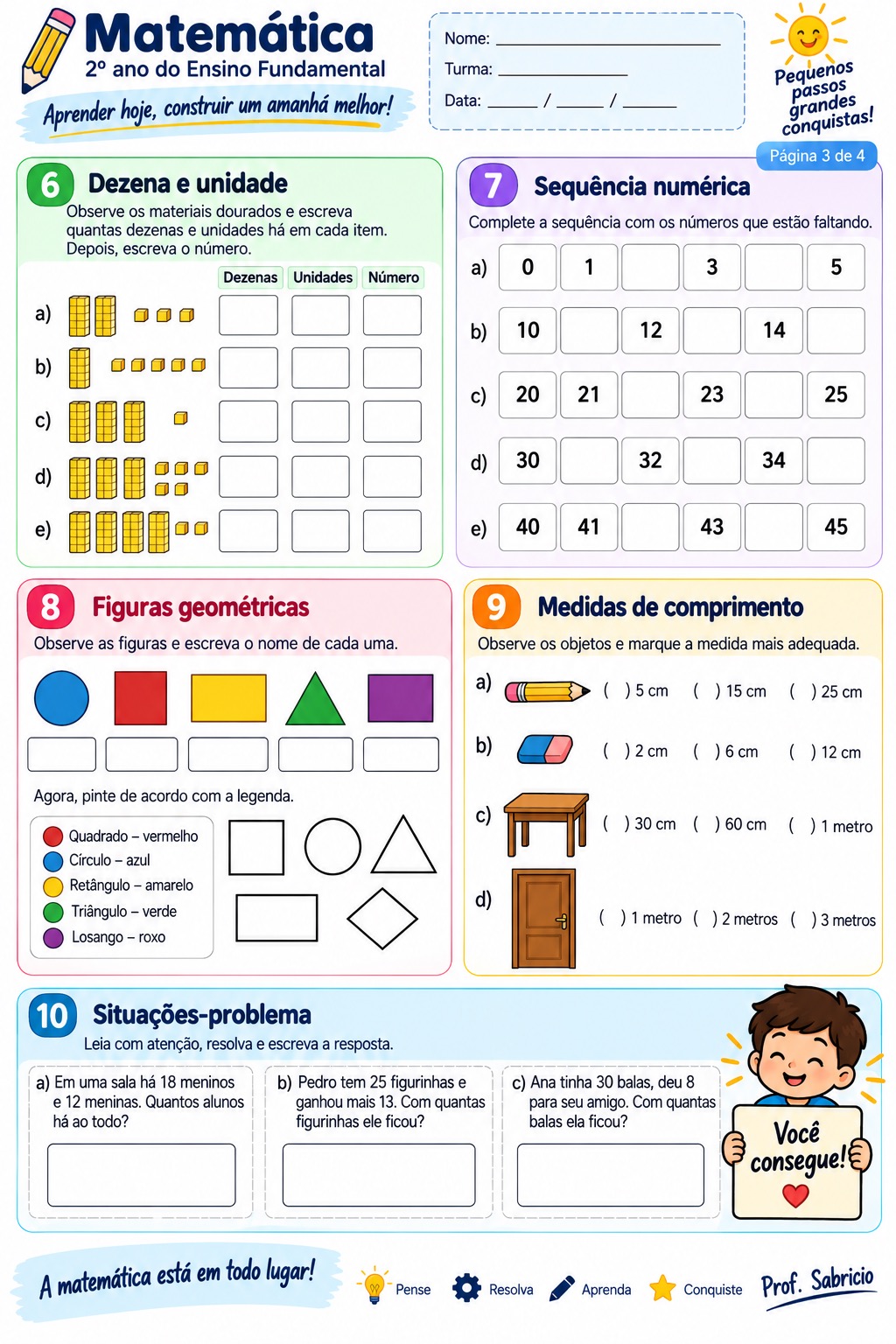 Imagem da galeria 1 de Matemática em Ação – Atividades para o 2º Ano do Ensino Fundamental