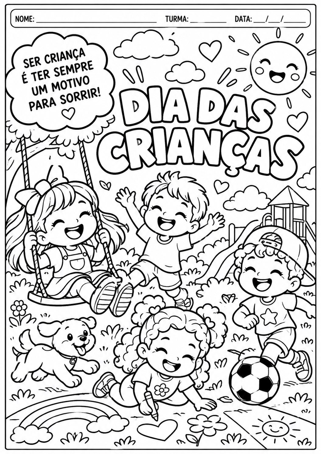 Imagem da galeria 1 de Atividades para Colorir – 5 Atividades em PDF