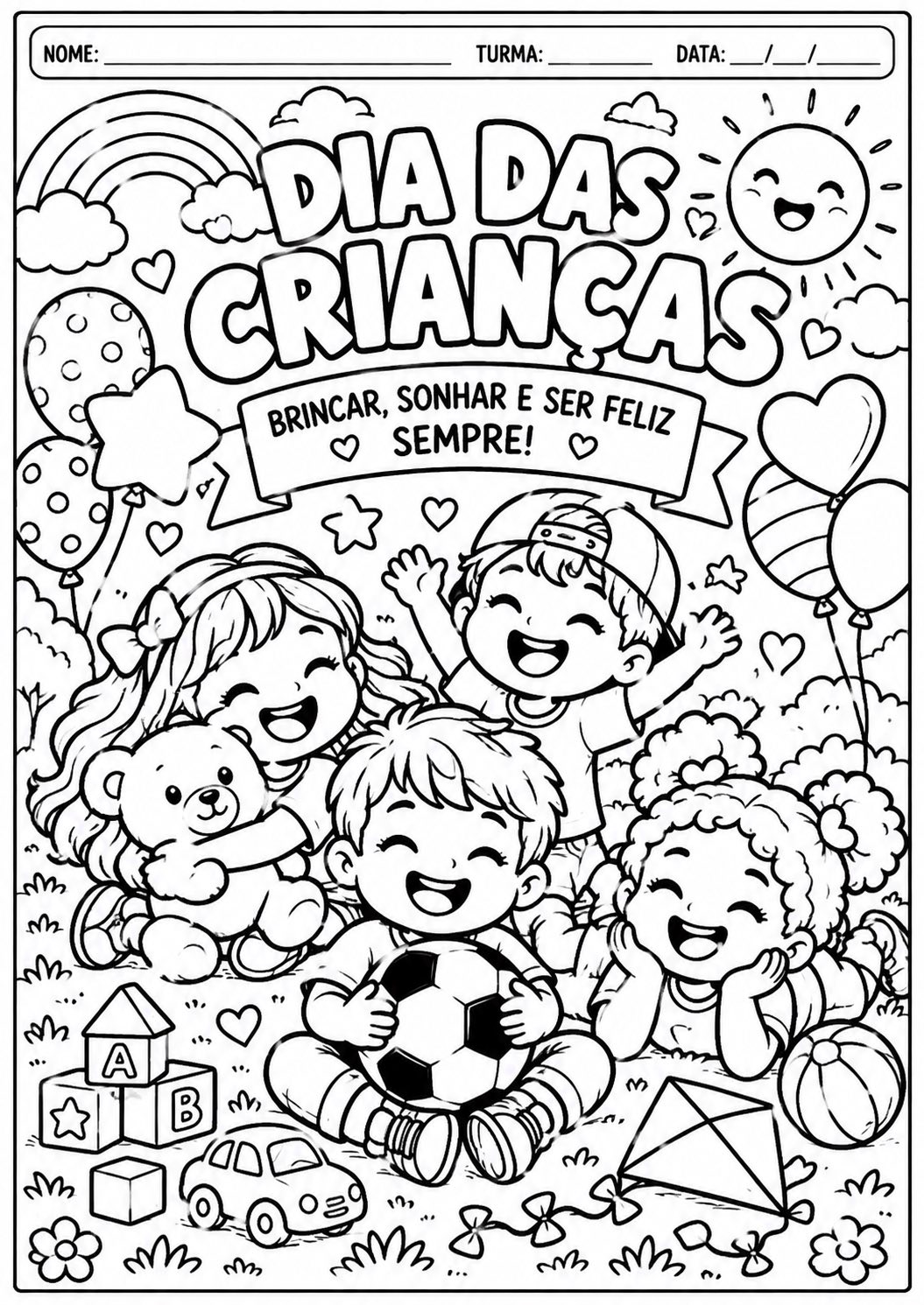 Imagem da galeria 2 de Atividades para Colorir – 5 Atividades em PDF