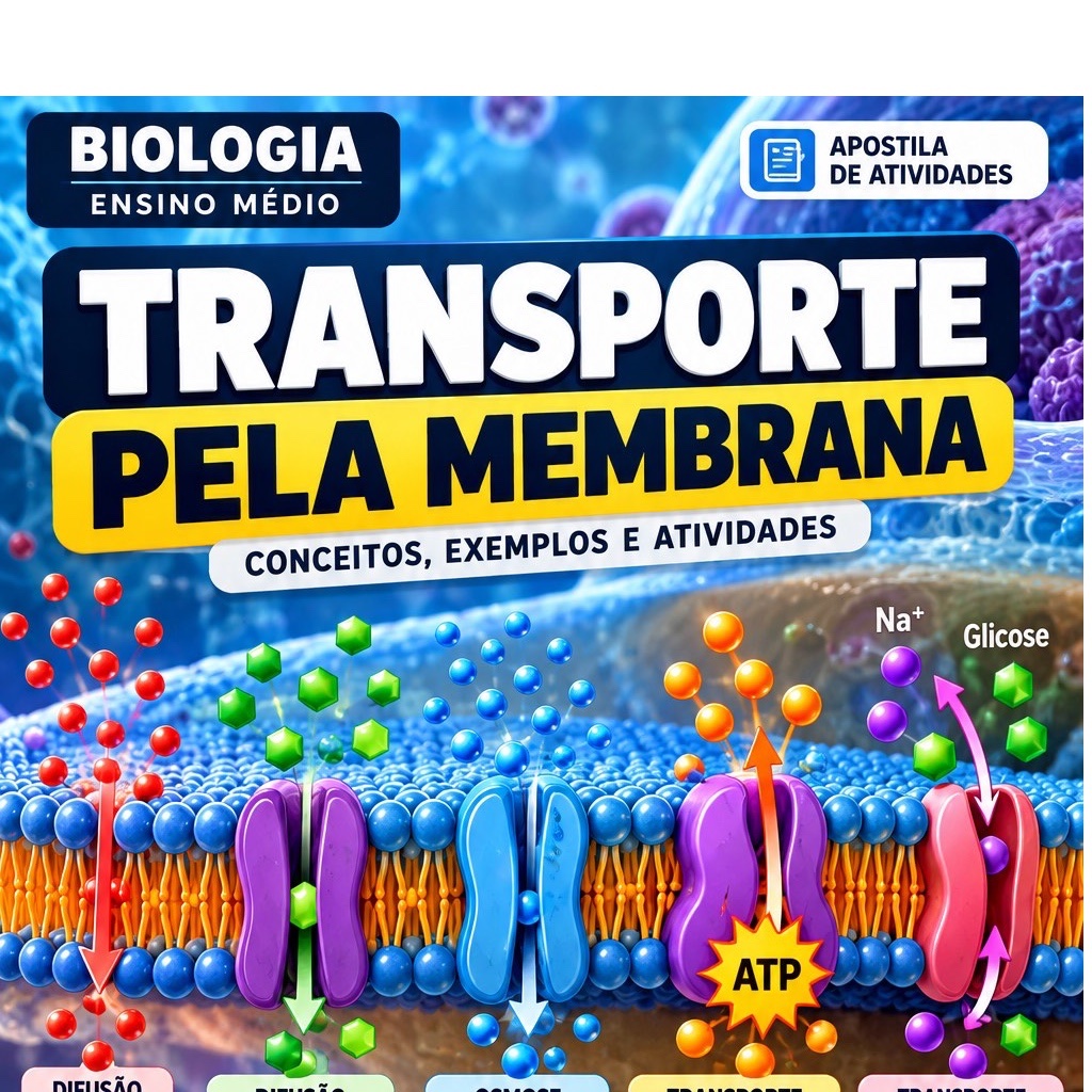 Capa de Atividades transporte pela membrana- biologia