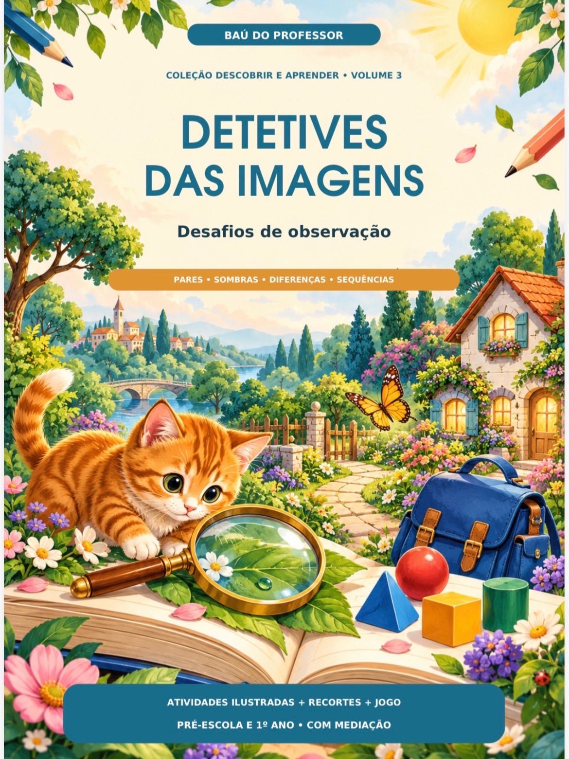 Capa de Atividades de Percepção Visual + Jogo | Detetives das Imagens