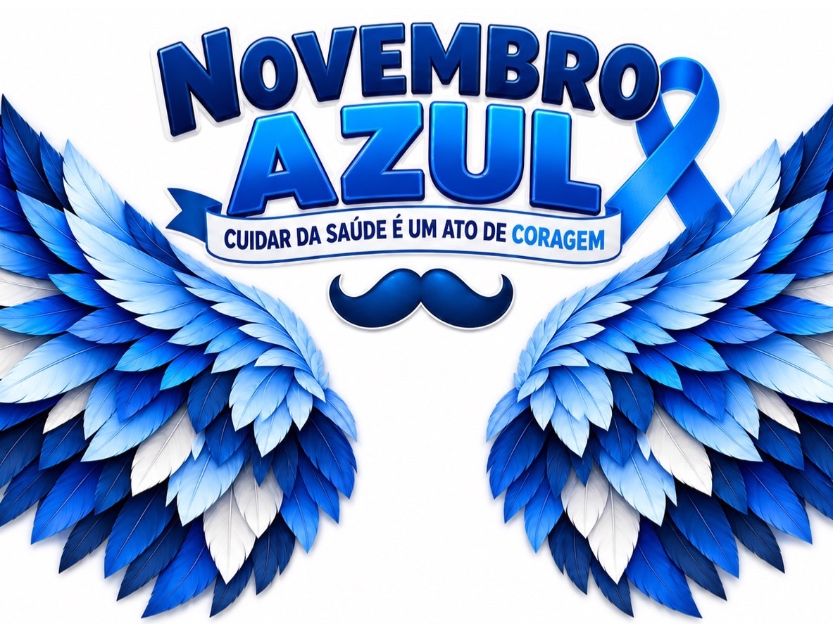 Imagem da galeria 2 de Painel Novembro Azul com Asas para Fotos | Kit Decorativo PDF