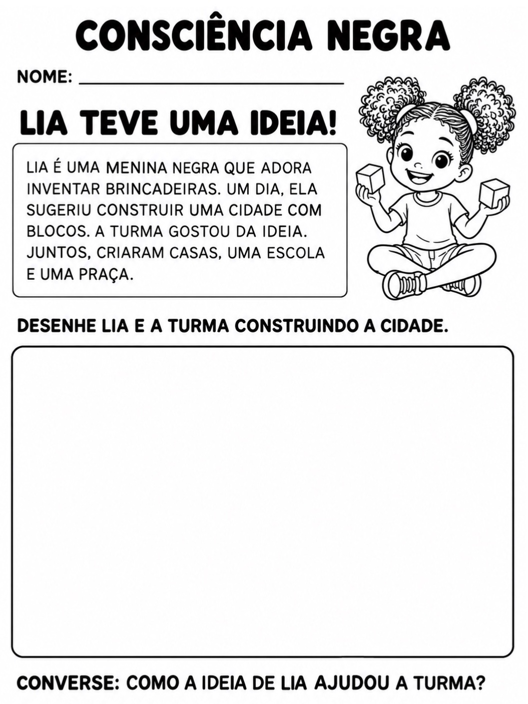 Imagem da galeria 2 de Atividades de Consciência Negra para Educação Infantil | 4 e 5 Anos