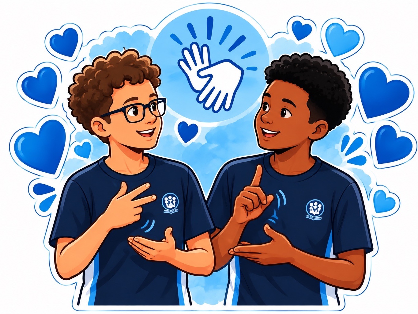 Capa de Painel Setembro Azul Pegue e Monte | Libras e Inclusão Escolar