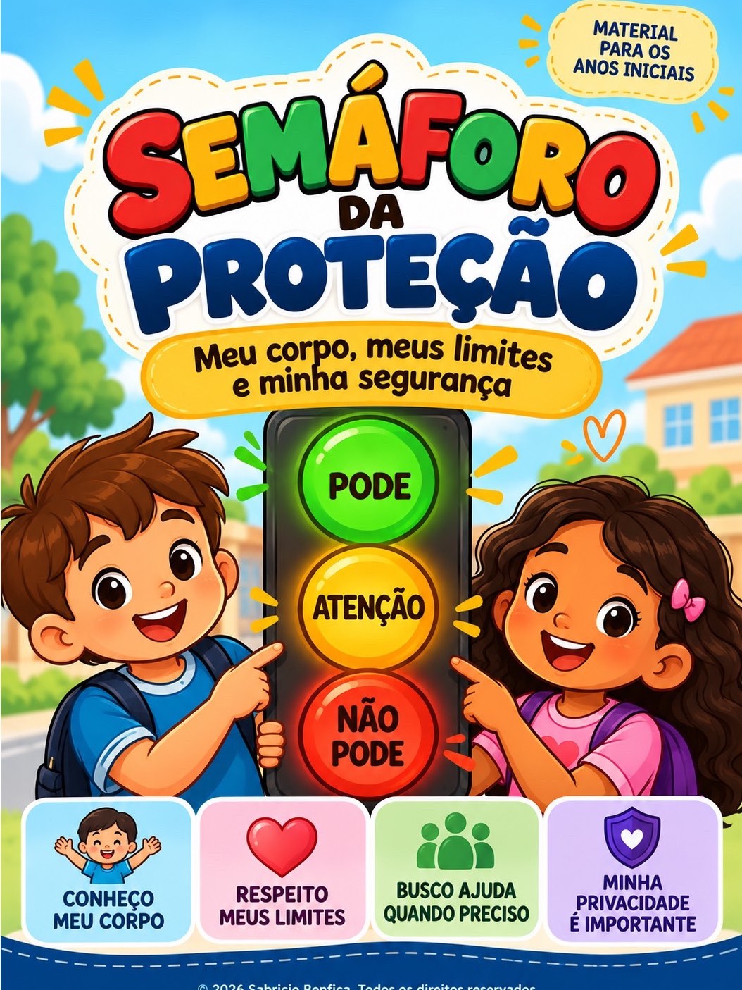 Capa de Semáforo da Proteção: Educação Sexual e Autoproteção Infantil