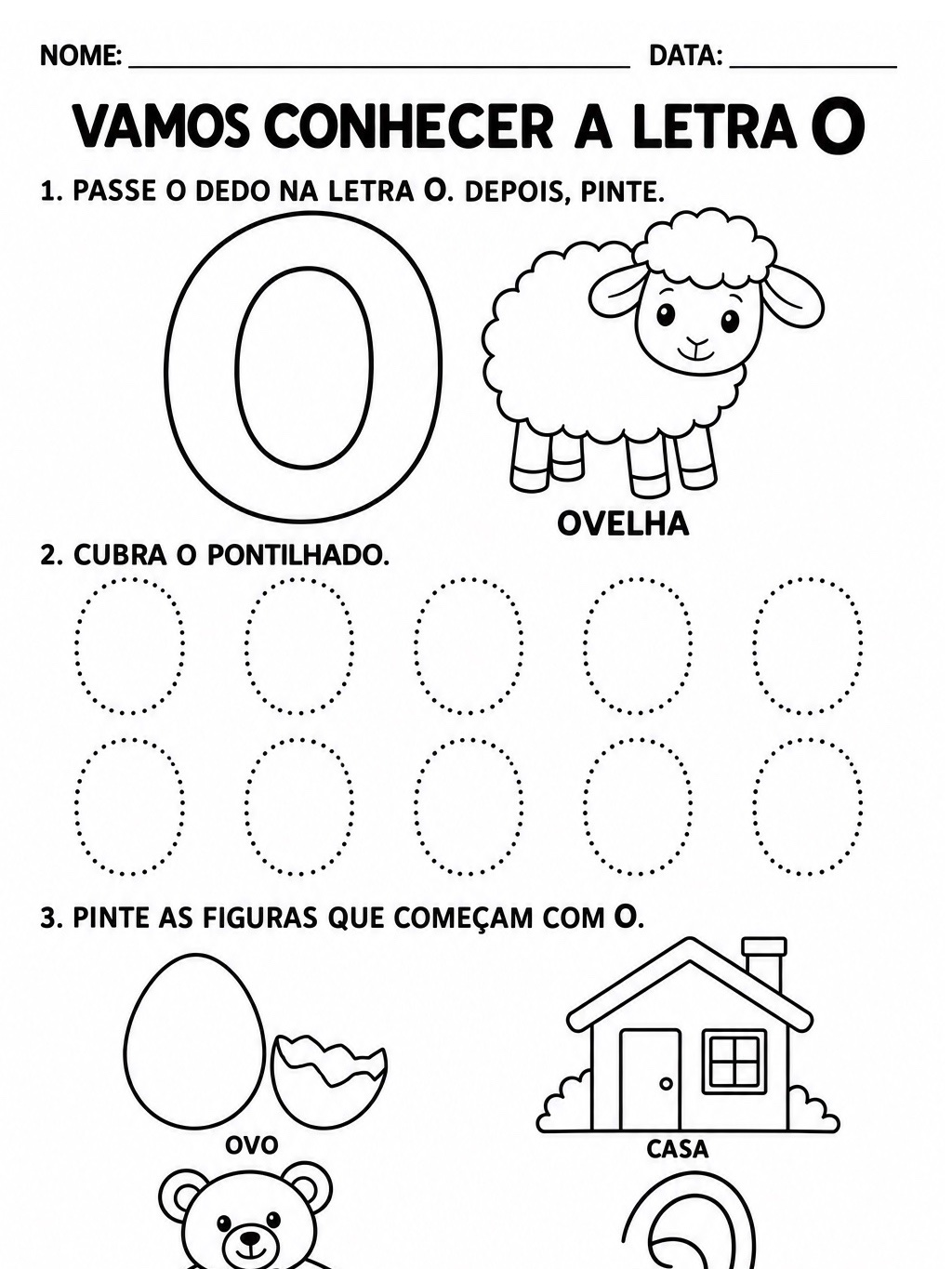 Imagem da galeria 3 de Atividades com Vogais para Educação Infantil – 4 e 5 Anos