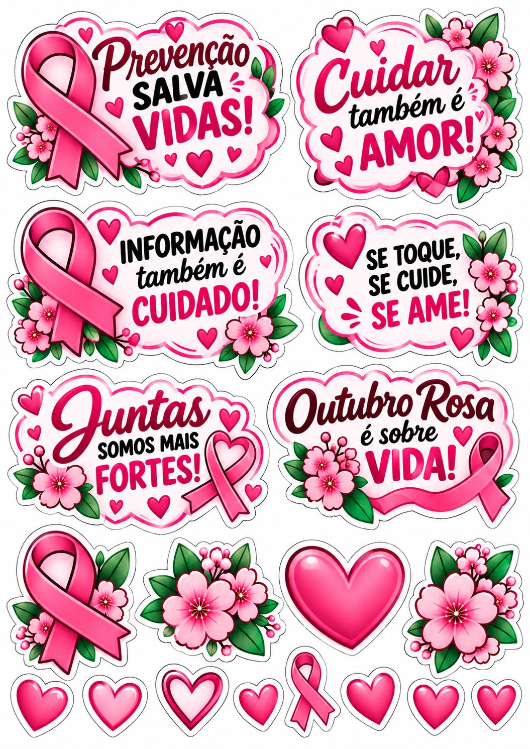 Imagem da galeria 2 de Kit Outubro Rosa para Bambolê – Decoração para Fotos
