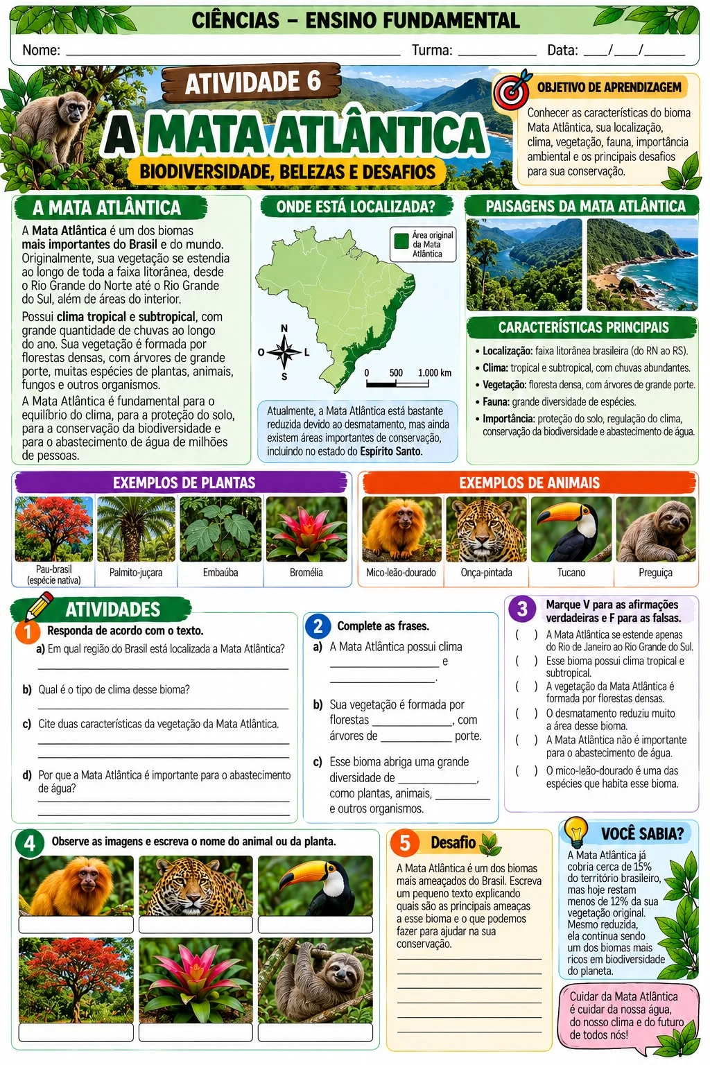 Imagem da galeria 2 de Biomas Brasileiros: Apostila de Ciências para Ensino Fundamental
