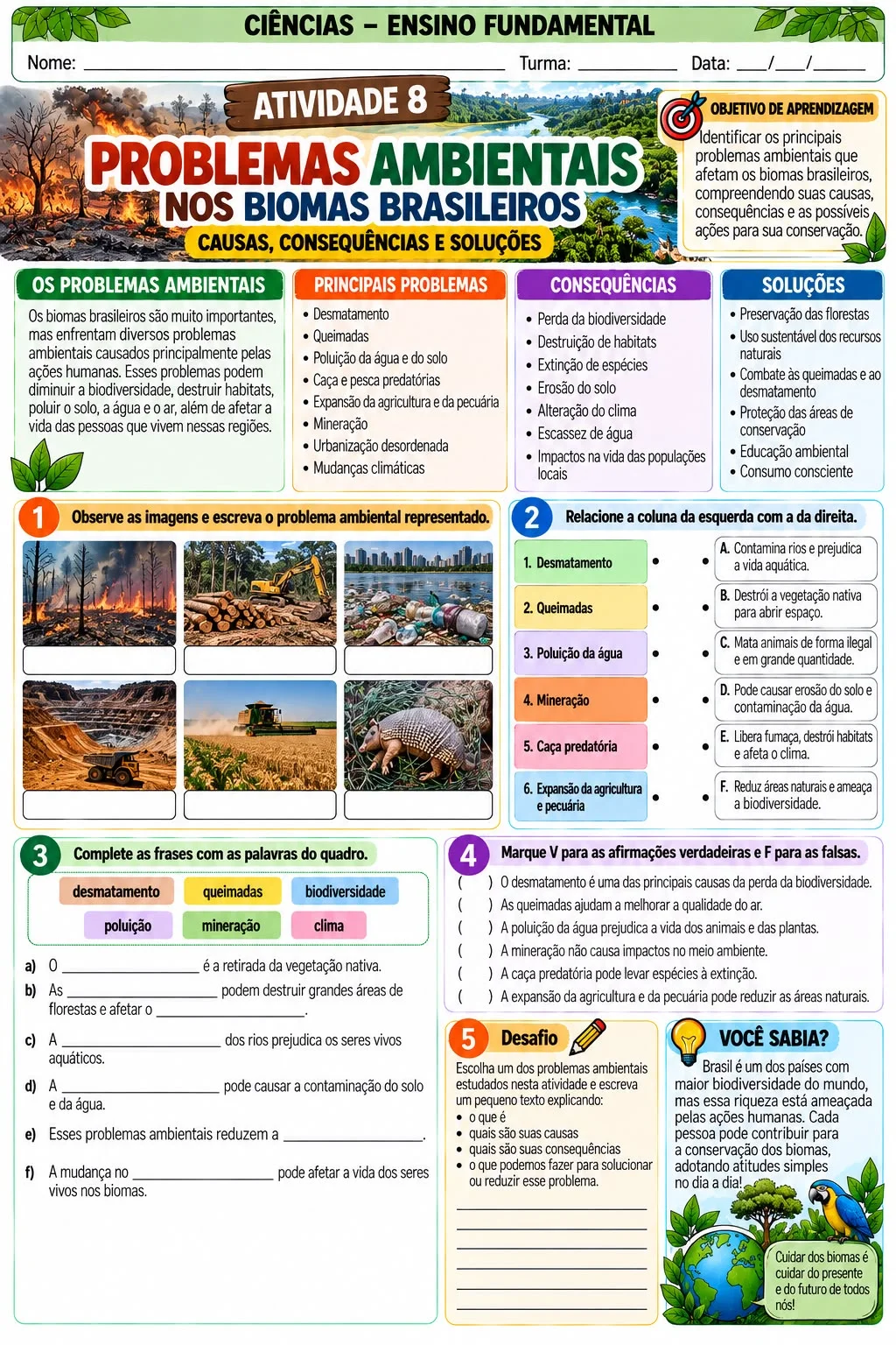 Imagem da galeria 3 de Biomas Brasileiros: Apostila de Ciências para Ensino Fundamental