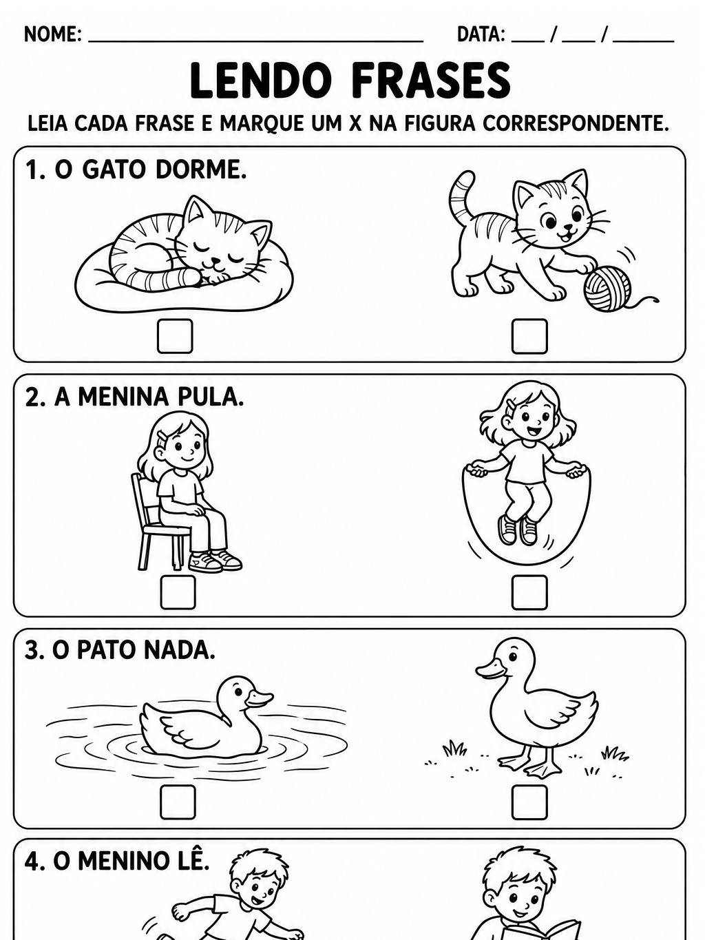 Imagem da galeria 1 de Atividades de Alfabetização 1º e 2º Ano para Imprimir