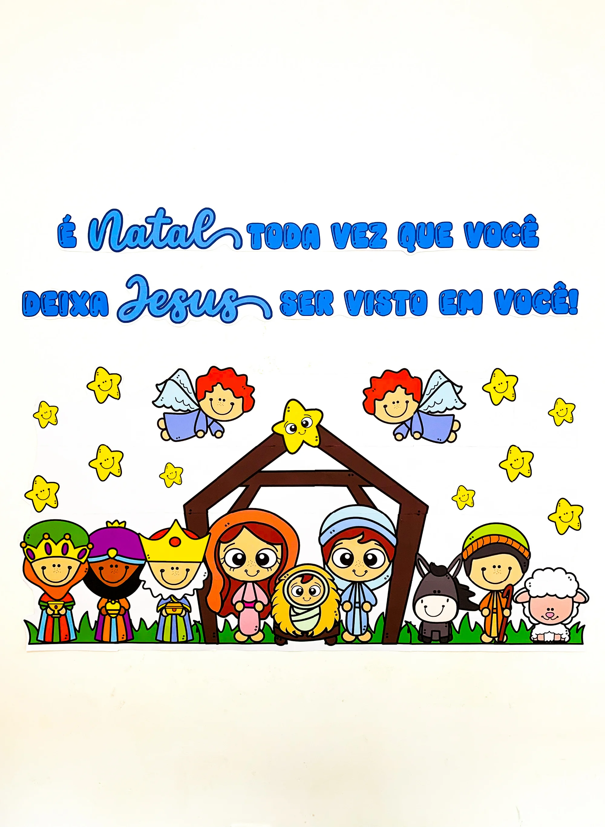 Imagem da galeria 1 de Painel de Natal Cristão Educação Infantil e Anos Iniciais
