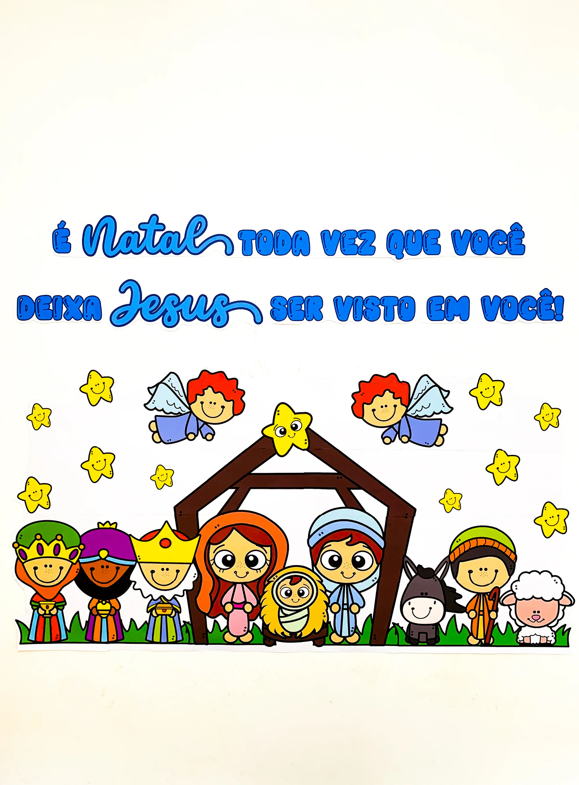 Imagem da galeria 2 de Painel de Natal Cristão Educação Infantil e Anos Iniciais