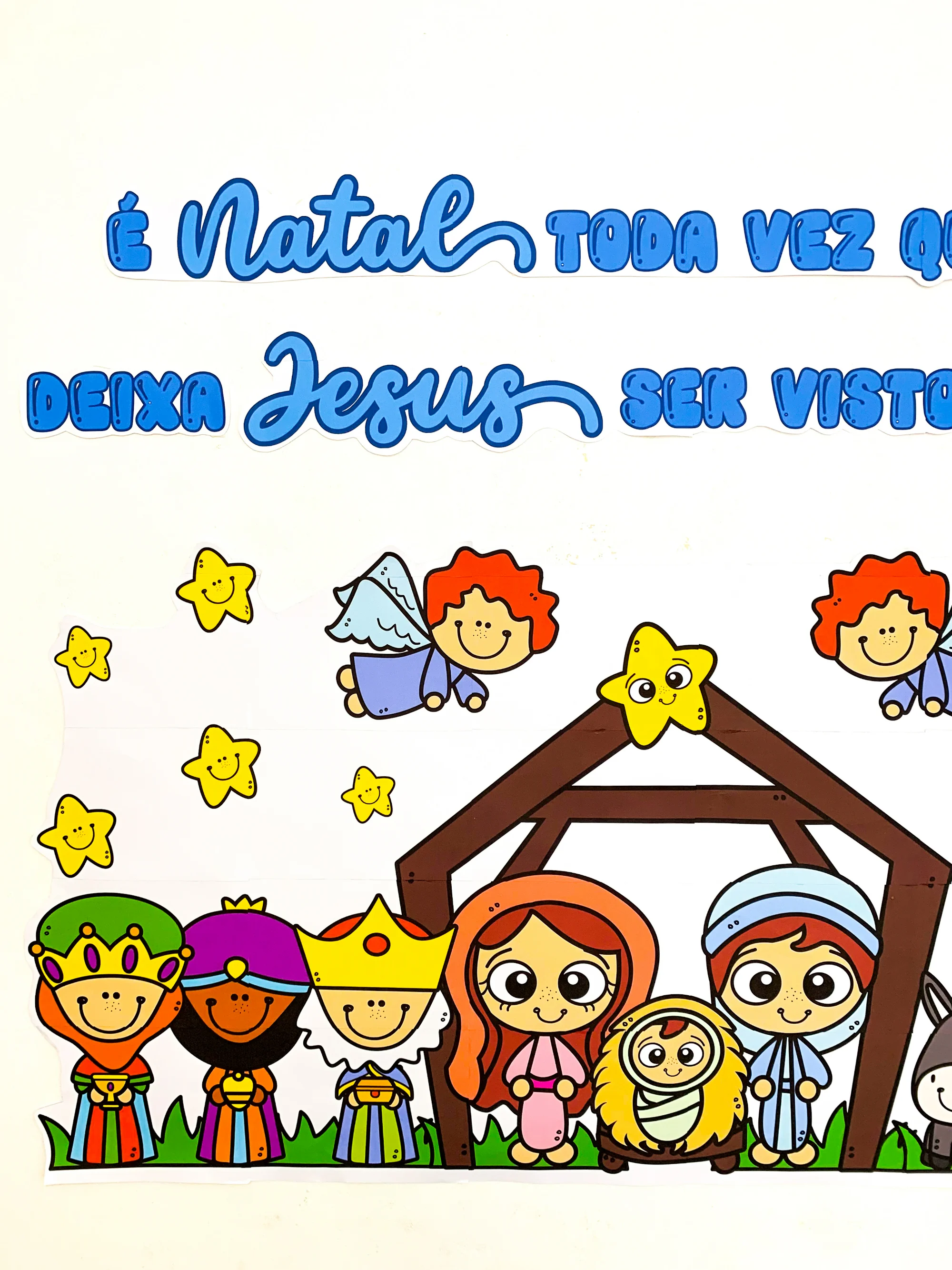 Imagem da galeria 3 de Painel de Natal Cristão Educação Infantil e Anos Iniciais