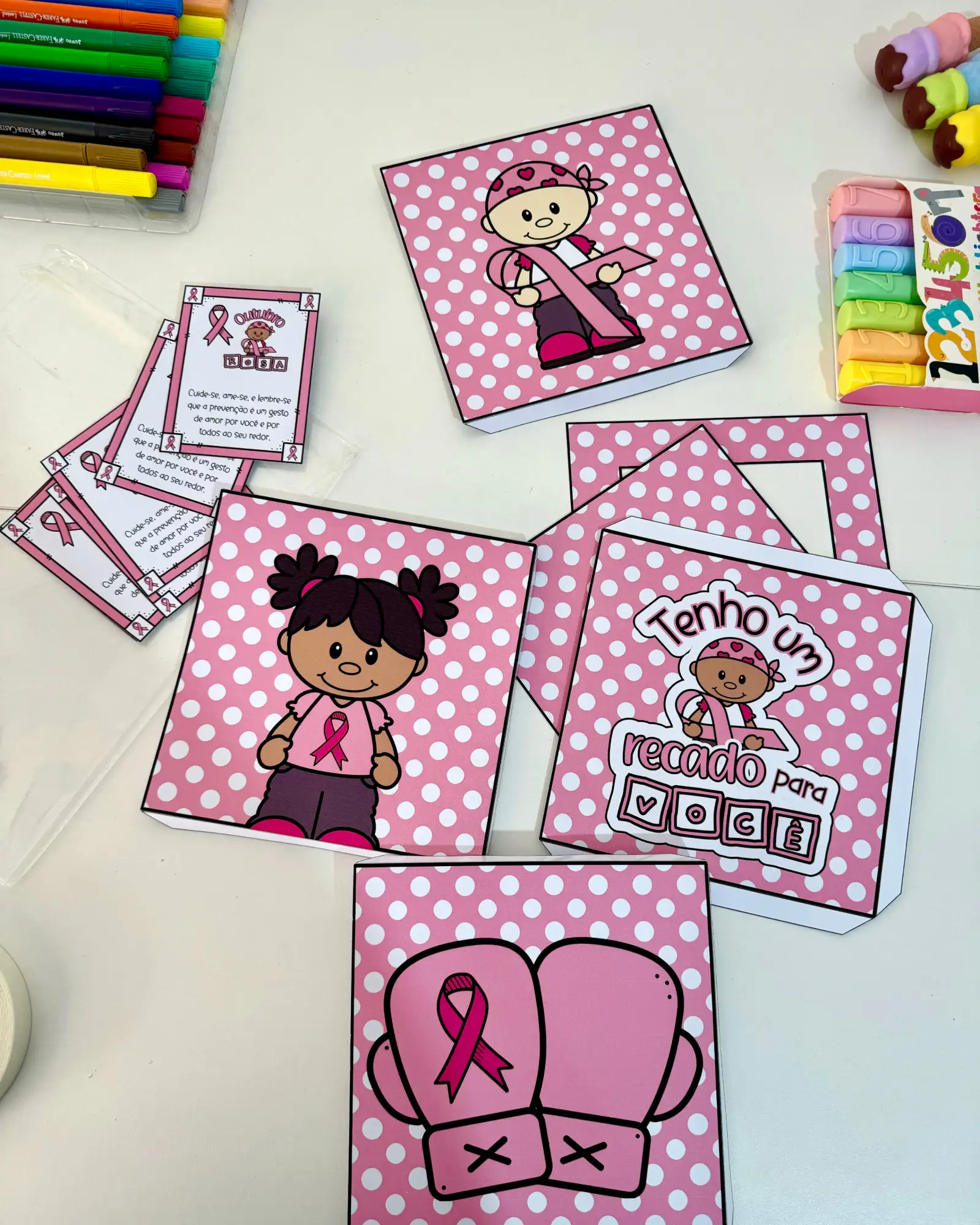 Imagem da galeria 1 de Kit Outubro Rosa – Atividades para Imprimir