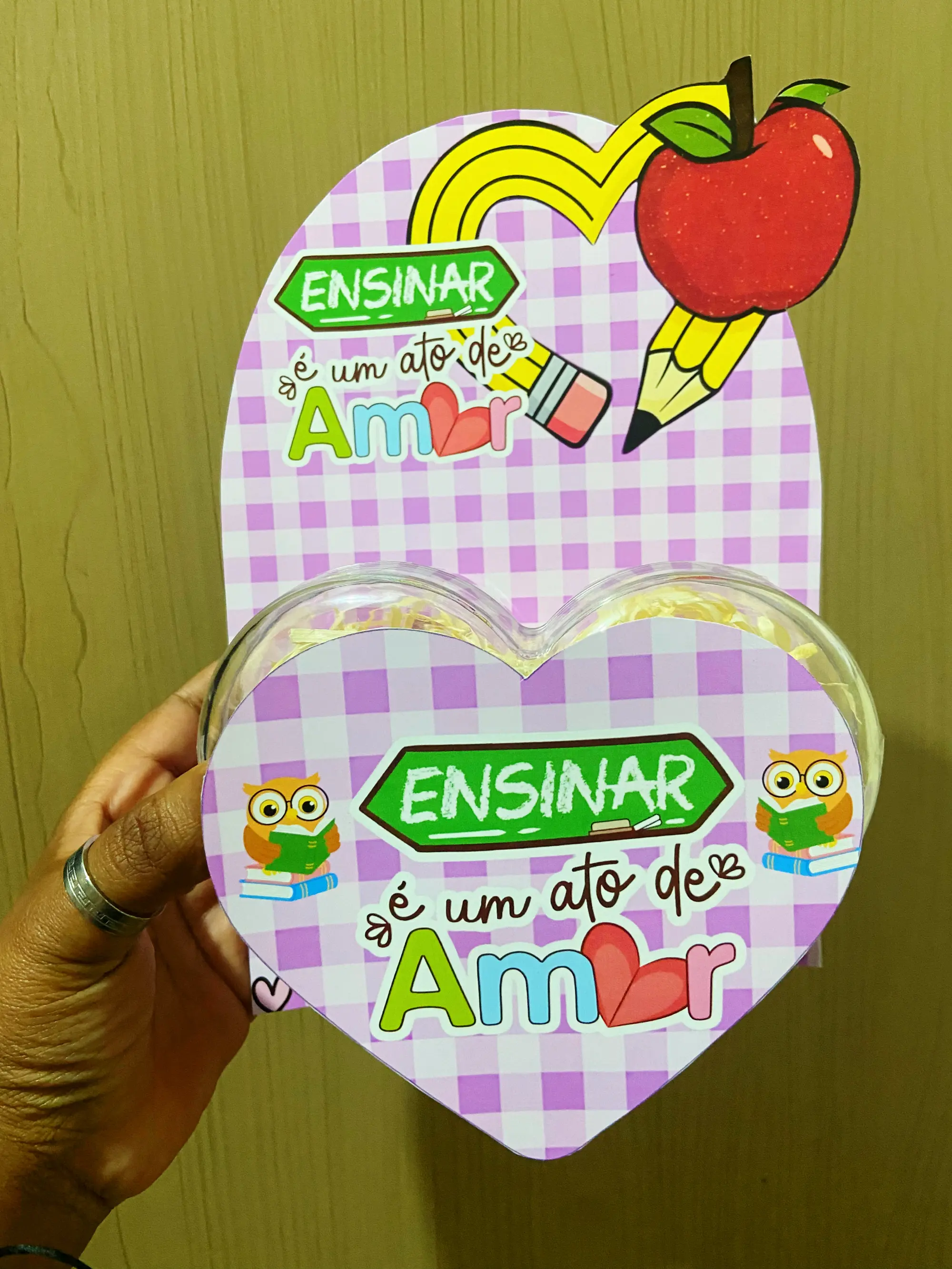 Imagem da galeria 3 de Lembrancinha Dia dos Professores com Coração – Arquivo PDF