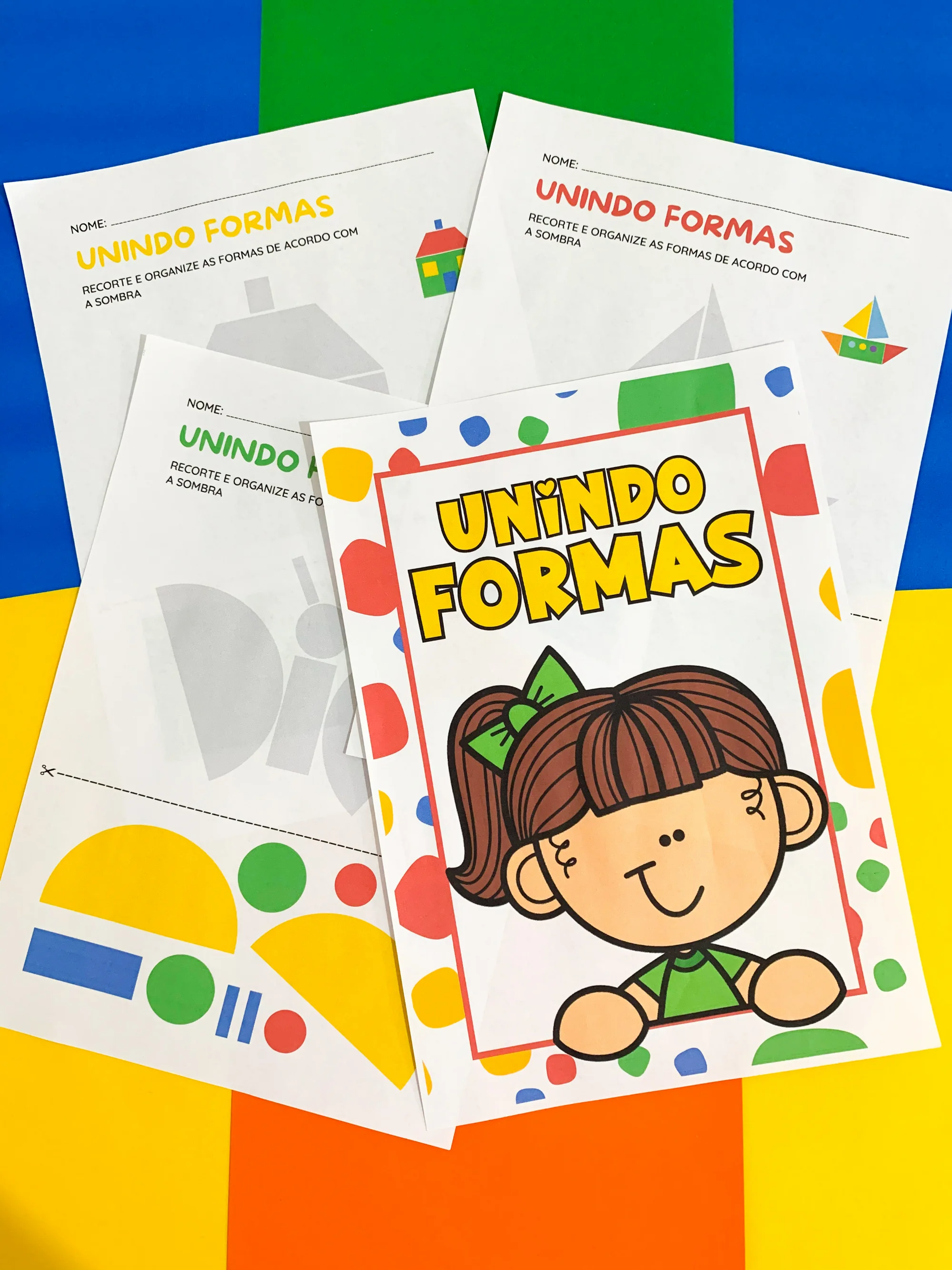 Capa de Unindo Formas para Educação Infantil e Anos Iniciais