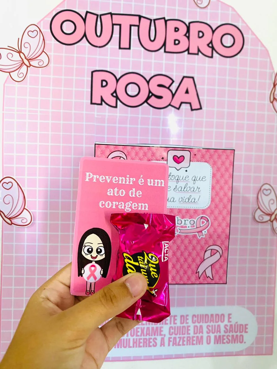 Caixa Outubro Rosa – Material Pedagógico