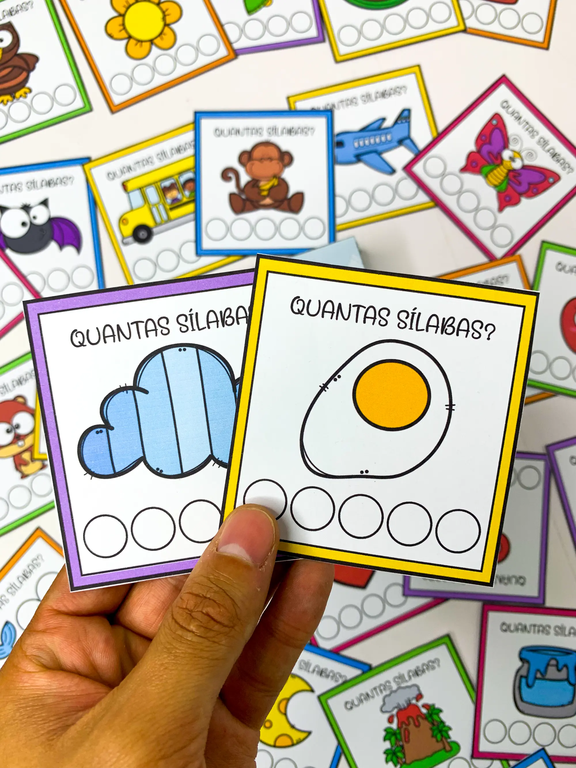 Imagem da galeria 3 de Quantas Sílabas? – Atividade de Consciência Silábica
