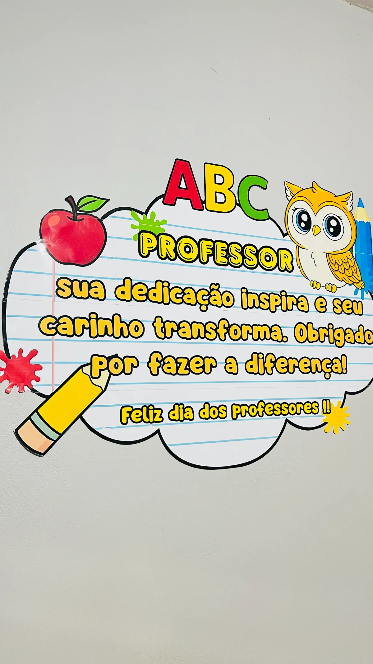 Imagem da galeria 2 de Painel Dia dos Professores ABC – PDF para Imprimir