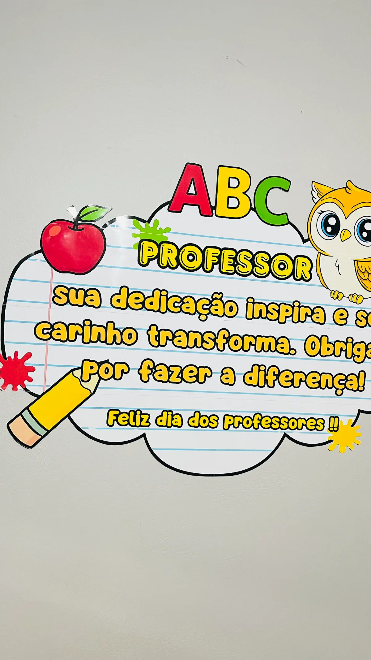 Imagem da galeria 3 de Painel Dia dos Professores ABC – PDF para Imprimir