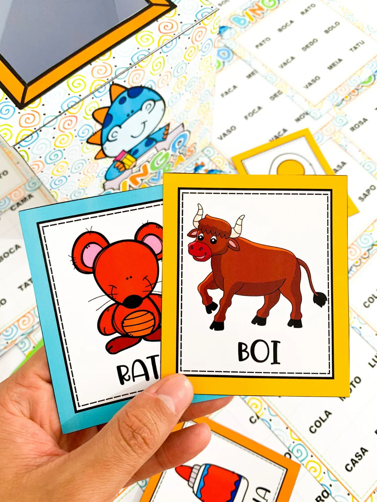 Imagem da galeria 3 de Bingo de palavras – PDF para Imprimir | Alfabetização