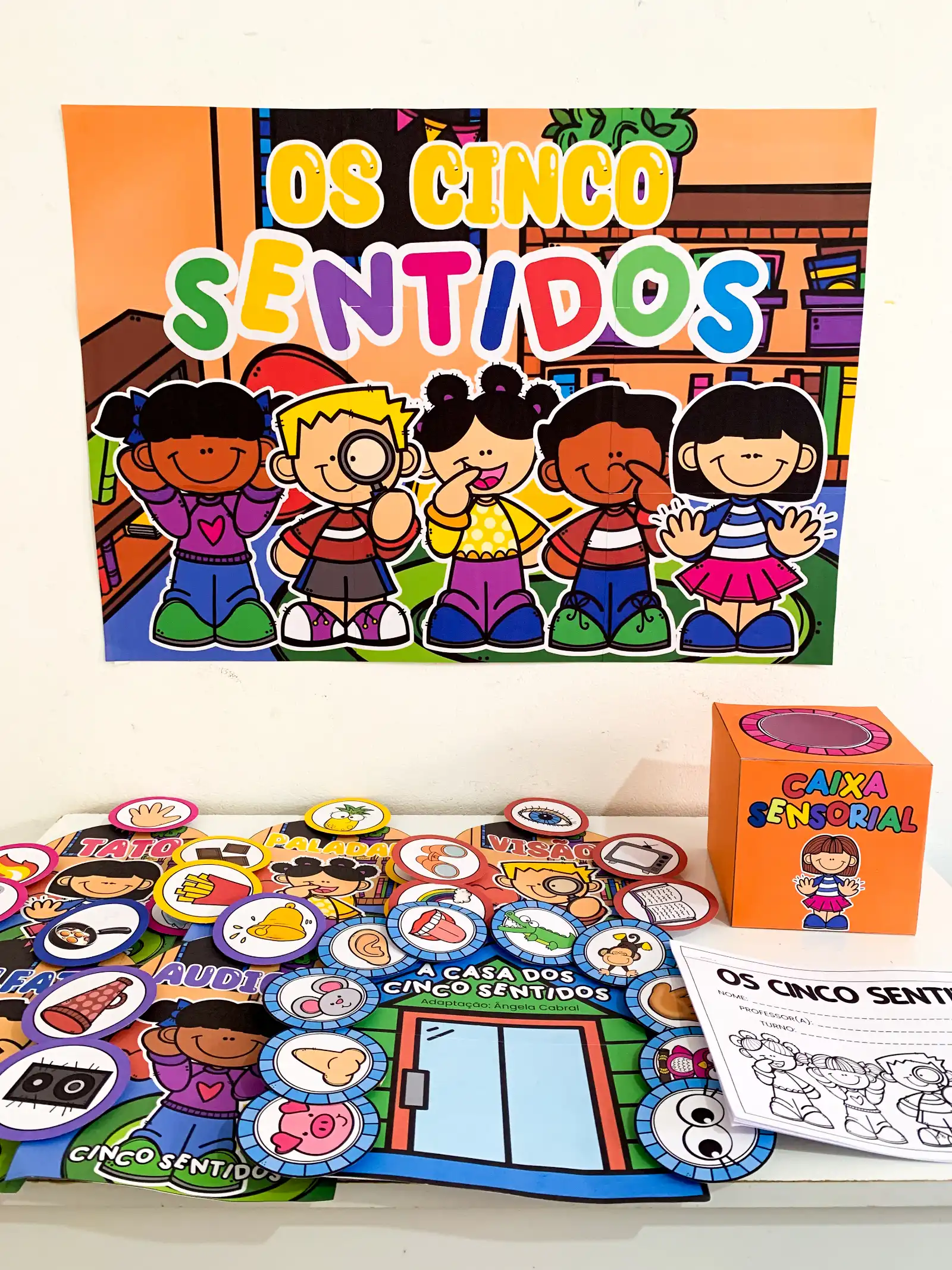 Kit cinco sentidos – Educação Infantil – PDF para Imprimir