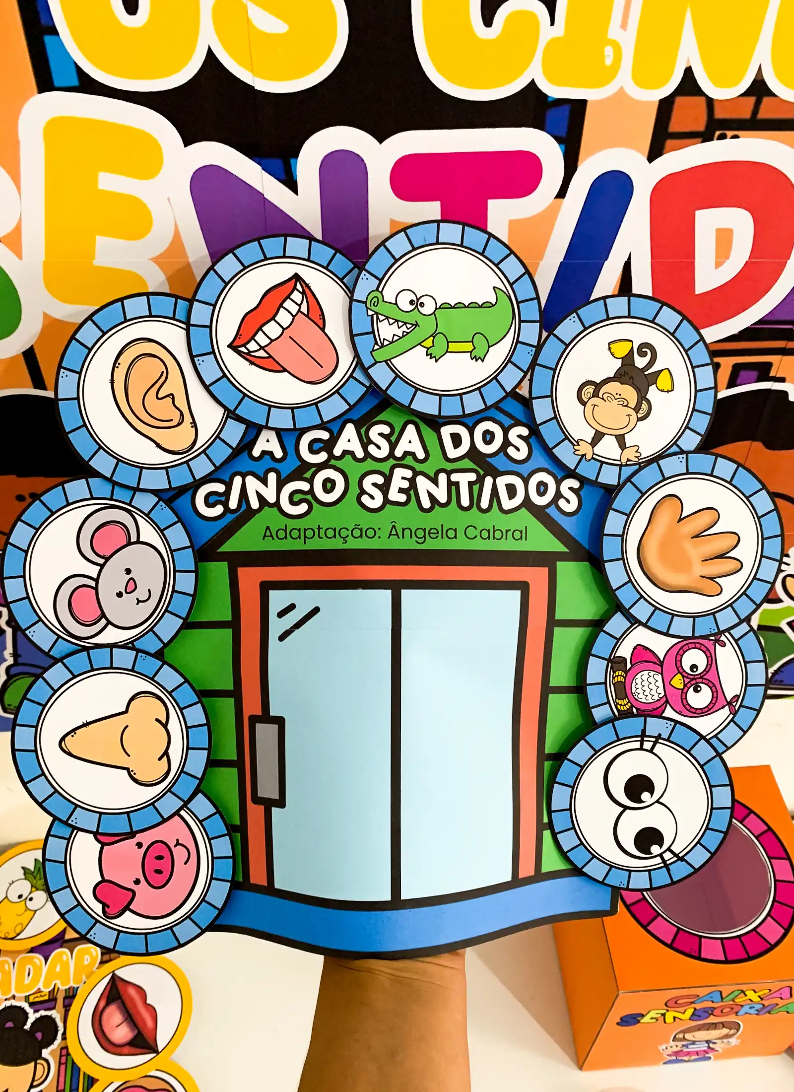 Imagem da galeria 1 de Kit cinco sentidos – Educação Infantil – PDF para Imprimir