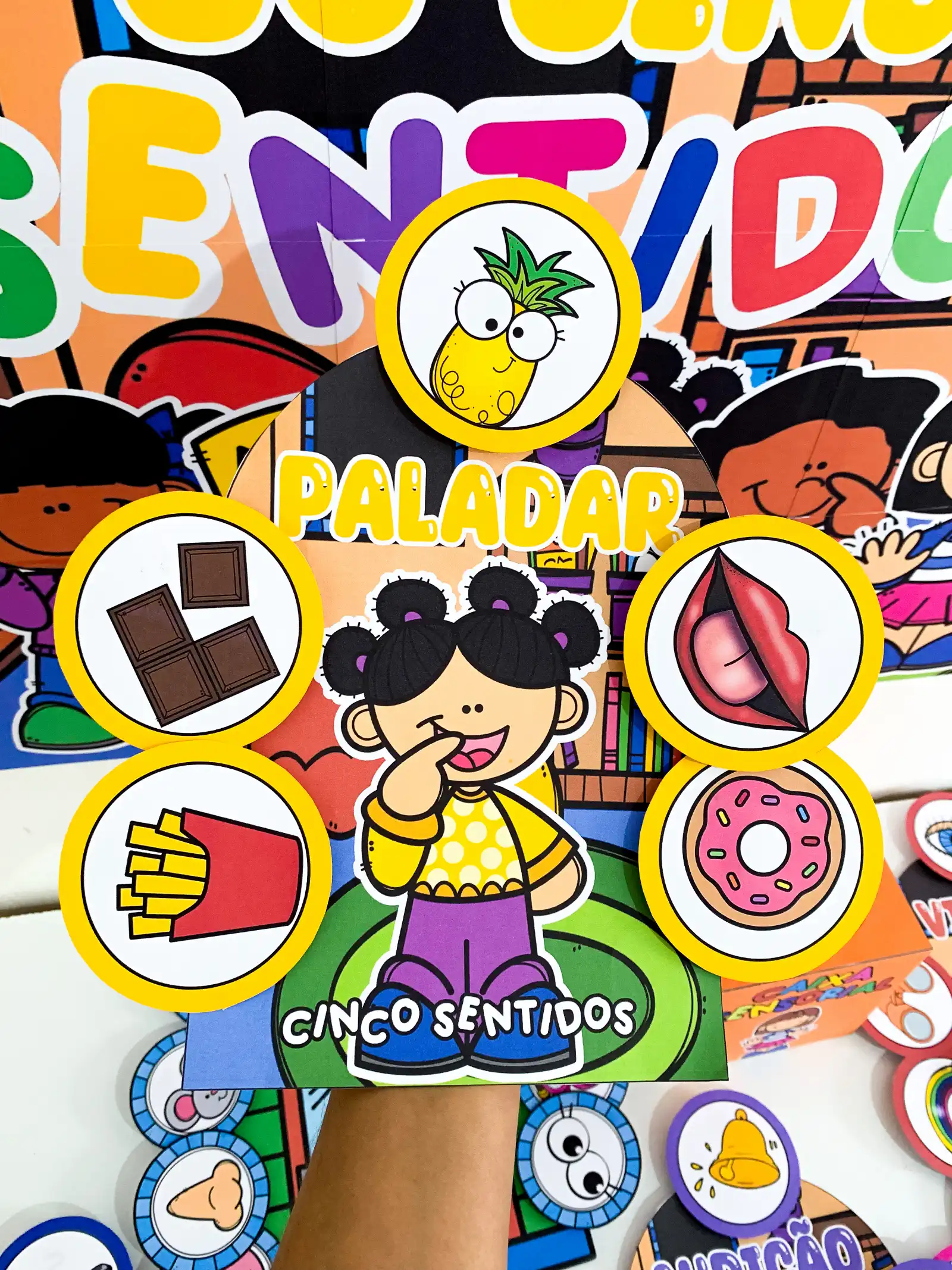 Imagem da galeria 3 de Kit cinco sentidos – Educação Infantil – PDF para Imprimir