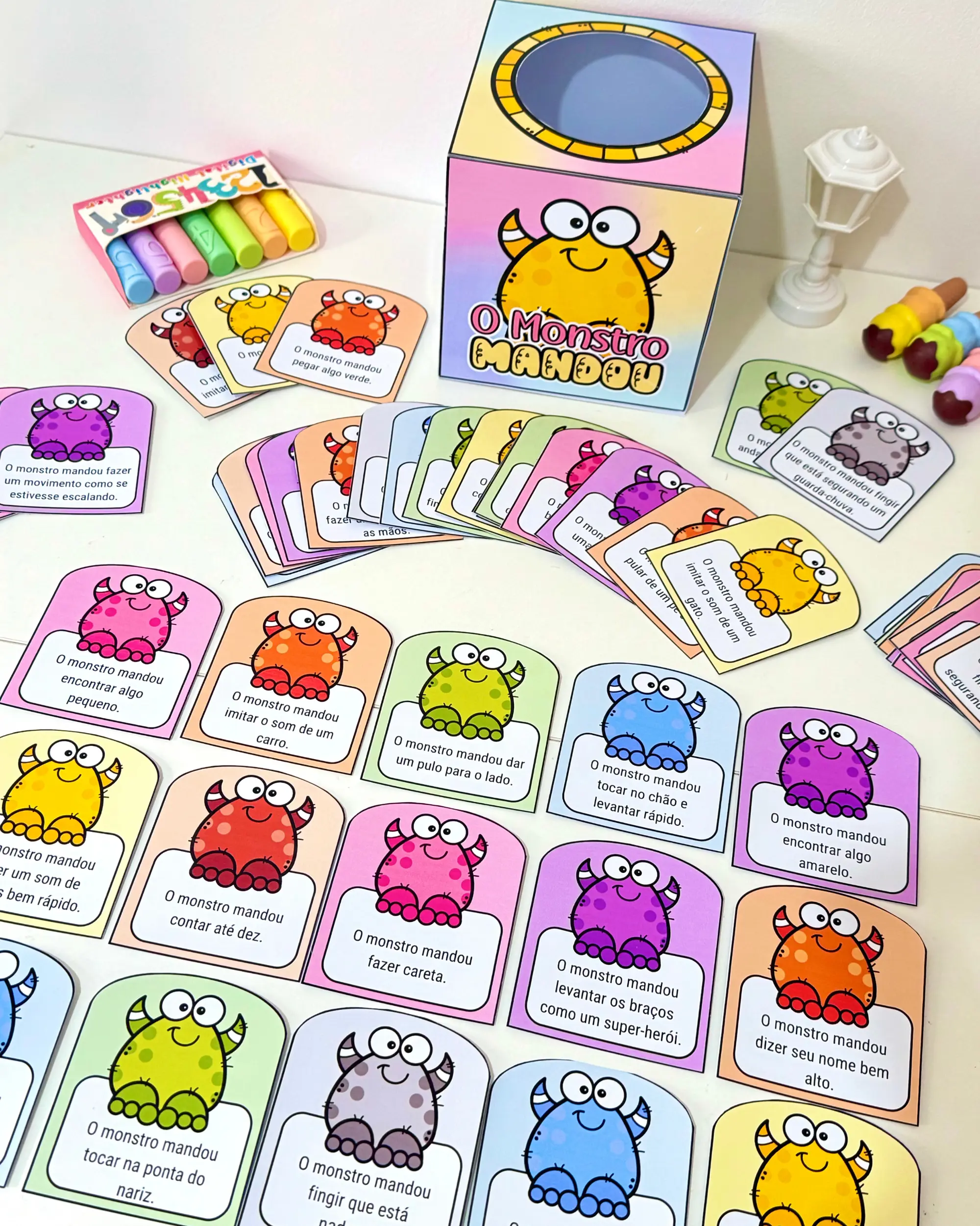 Imagem da galeria 3 de Dinâmica “O Monstro Mandou” para Educação Infantil e Ensino