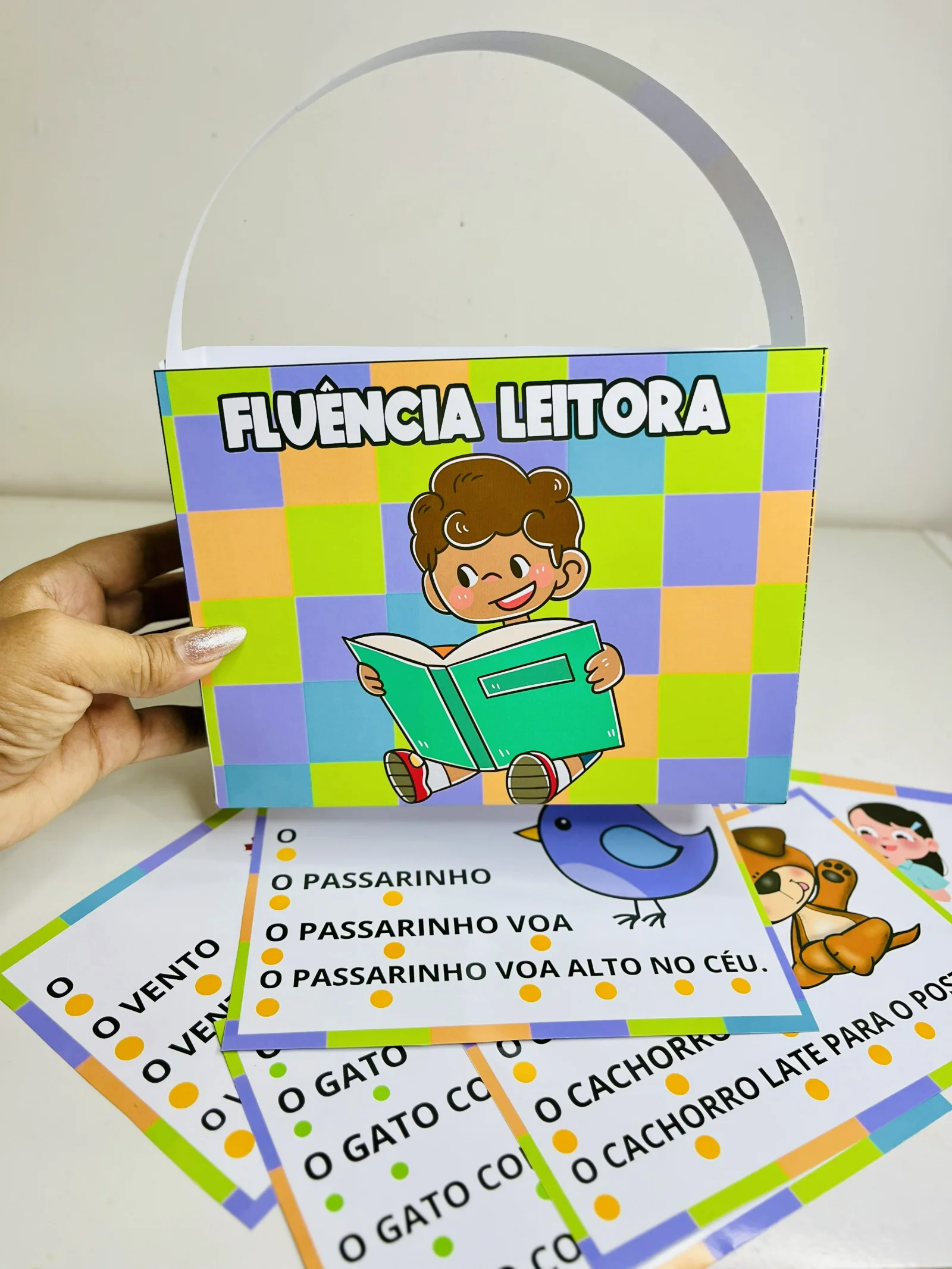 Capa de Fluência na Leitura – Atividades de Pausas + Maletinha de Brinde