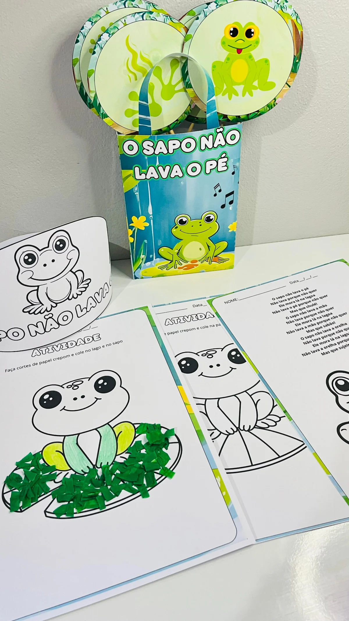 Imagem da galeria 2 de Sacola musical – O sapo não lava o pé – PDF para Imprimir