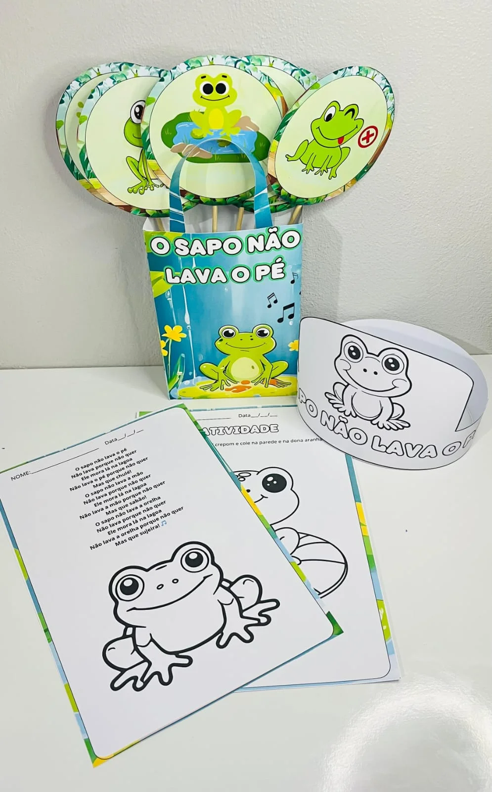 Imagem da galeria 3 de Sacola musical – O sapo não lava o pé – PDF para Imprimir