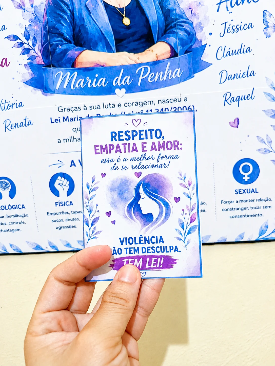 Imagem da galeria 1 de Agosto Lilás | Lei Maria da Penha: Informação e Conscientização