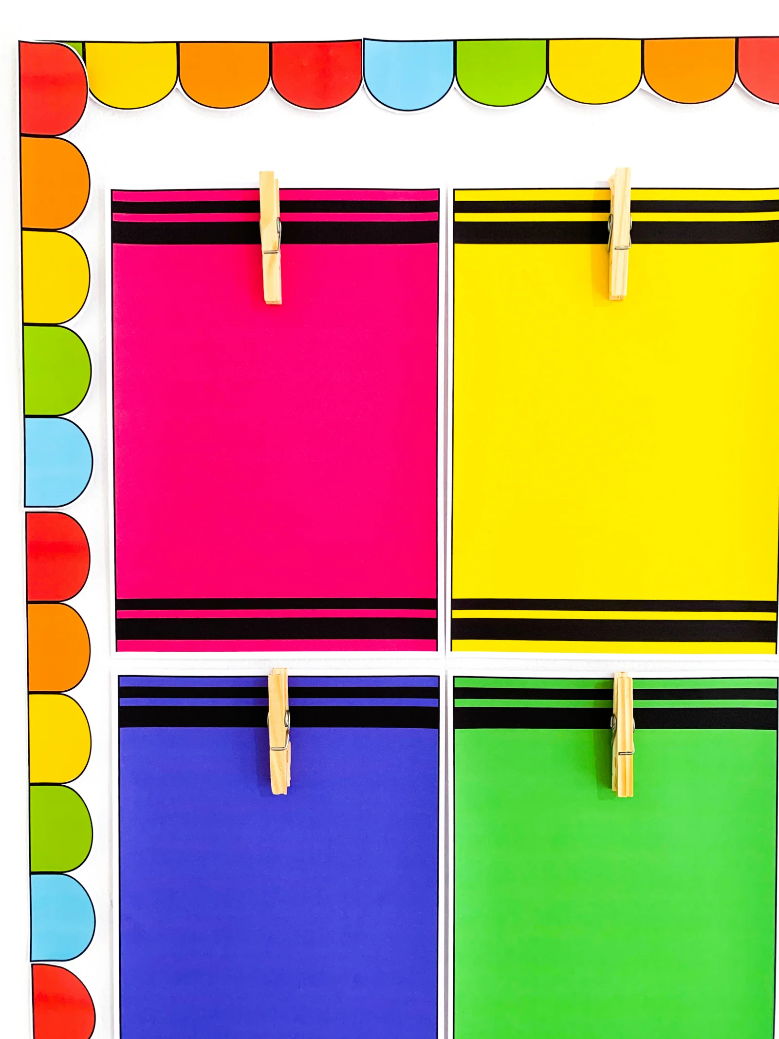 Imagem da galeria 1 de Mural “Nossas Atividades” – Material Pedagógico